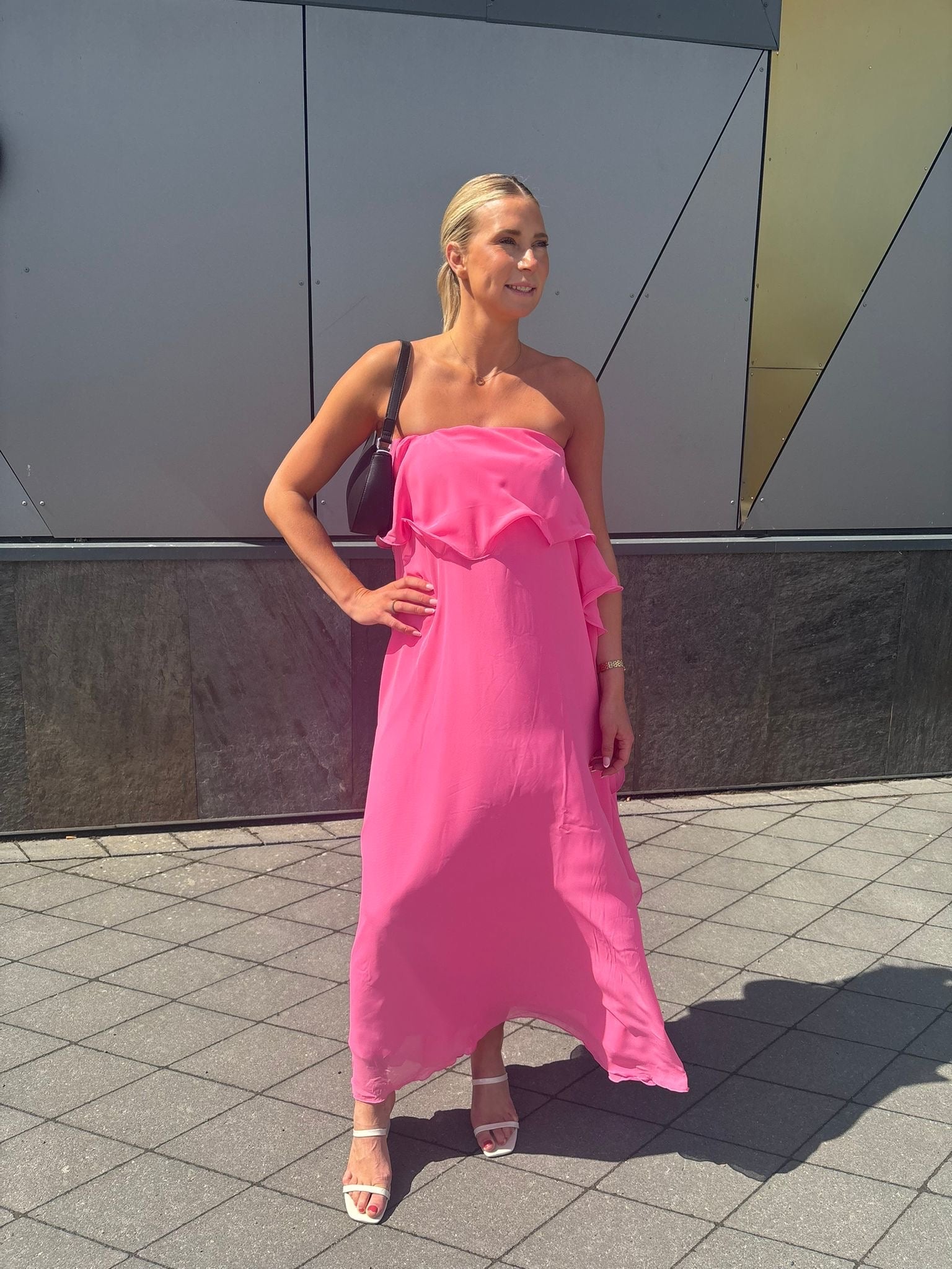 VMIRIS Long Dress - Hot Pink - VERO MODA & VILA Bergvik